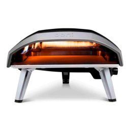 Horno Ooni Koda 16 Gas Negro piedra cordierita, llama en L, pizzas 16", exterior 500 °C