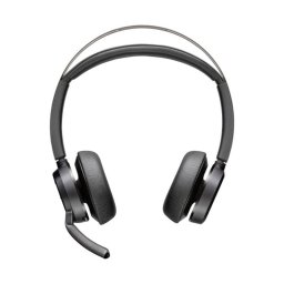 Auricular Poly Voyager Focus 2 Bluetooth USB-C/A con base de carga 50m inalámbrico negro