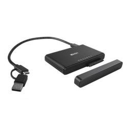 Caja externa SSD Lindy 43359 M.2 SATA USB 3.2 Gen 2 Type-C Negro Aluminio