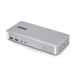 Docking Station USB4 StarTech.com HDMI Dual 2x4K 120Hz Hub 6xUSB 2.5GbE Plata PD 100W