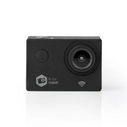 Cámara de acción Nedis ACAM21BK Full HD 12MP WiFi 120° sumergible hasta 30m 60g