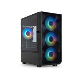 Caja PC Gaming Seizure TQGCC901-B Mini Torre Acero Micro ATX Iluminación RGB Negro