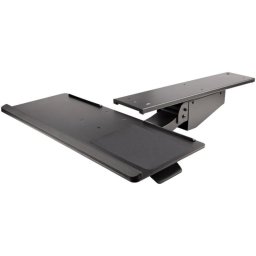 Bandeja teclado StarTech Ergonomía Bajo Escritorio Acero Soporte Ratón y Muñeca Ajustable