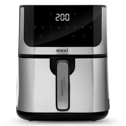Freidora de aire Sogo DIGIFRYER1400 5L Pantalla LED 8 menús Acero inoxidable 1400W