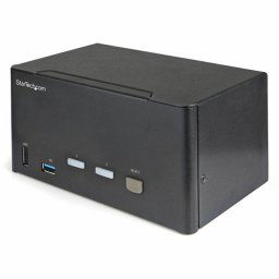 Switch KVM StarTech SV231DP3DDUA 2 Puertos DisplayPort 4K 3 Monitores USB 3.0 Audio
