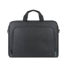 Maletín Mobilis 003074 para portátil hasta 17" poliéster negro bolsillo frontal correa hombro GRS