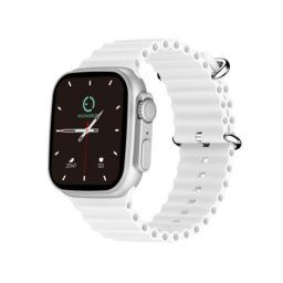 Reloj inteligente MaxCom Ecowatch 2 1.95" TFT IP67 Plata Banda Silicona Naranja/Blanco 230mAh