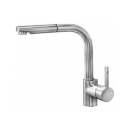 Grifo Teka Ark 938I Acero Inoxidable Caño Alto Extraíble Monomando 3/8