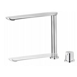 Grifo Cocina Teka FO 985 Acero Inoxidable Monomando Caño Retraíble Bajo Ventana 3/8