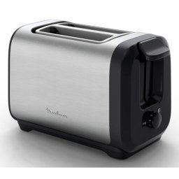 Tostador Moulinex LT5S0DE0 Negro Acero Inoxidable 2 Rebanadas 1200W Giratorio