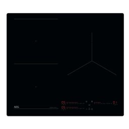 Placa de inducción AEG TI63IQ10IB Integrada 3 zonas 60cm negro con Hob2Hood y AssistedCooking