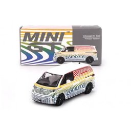 VOLKSWAGEN ID. Buzz Prototype Rainbow 2022 - MiniGT Escala 1:64 (MGT00899L)