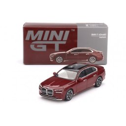 BMW i7 xDrive60 Aventurin Red 2023 - MiniGT Escala 1:64 (MGT00952L)