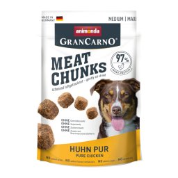 animonda Gran Carno Meat Chunks Medium / Maxi snacks para perros - Pollo puro (80 g)