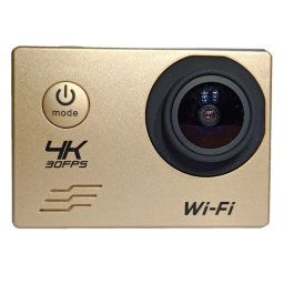 Kinsi H10-1 Cámara Deportiva 4K Wifi Mini Videocámara Dorada