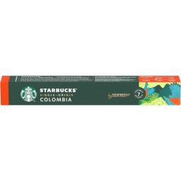 Cápsula de café Starbucks Colombia Espresso 144262 intensidad 7, 10 unidades, 100% natural