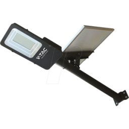 V-TAC VT-23578 - Luminaria solar para calle, 4000 K, IP65, panel de 50 W.