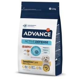 Advance Mini Sensitive con salmón y arroz - 3 x 1,5 kg