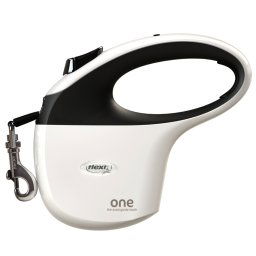 Correa extensible flexi One The Avantgarde de cinta, blanca - Correa de hasta 25 kg