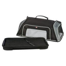 Trixie bolsa transporte para avión Boarding - negro/gris, 55 x 23 x 40 cm (L x An x Al)