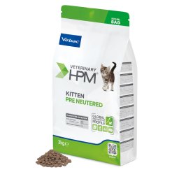 Virbac Veterinary HPM Baby Pre-Neutered Cat - Pack %: 2 x 3 kg