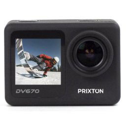 Prixton DV670 Cámara Deportiva Dual Screen 4K