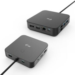 Base Docking Station i-tec USB-C Triple Display 100W 3x4K/1xHDMI/2xDP 10Gbps 144Hz Negra