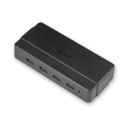 Hub USB i-tec USB 3.0 4 Puertos con Alimentación Externa 5000Mbit/s Negro