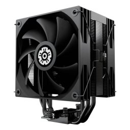 Refrigerador de CPU ENERMAX ETS-T41D display 2x FAN PWM de 120mm 4 tubos de calor lacados de 6mm