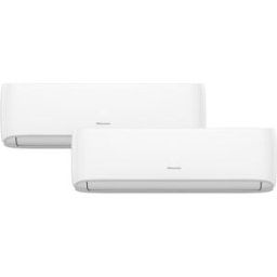 Hisense Aire acondicionado Multisplit 2x1 Inverter con 2.236 frig/h y 2.752 frig/h WiFi - 2AMW52CF912A. Blanco