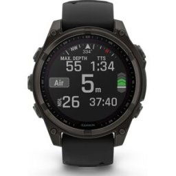 Garmin Reloj Smartwatch fenix 8 47mm Zafiro Solar, Titanio DLC . Gris carbón
