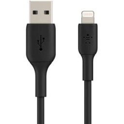Belkin Cable BOOST CHARGE Lightning a USB-A negro de 2 metros. Negro