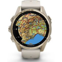 Garmin Reloj Smartwatch fenix 8 43mm Zafiro Amoled . Oro