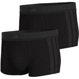 Adidas Pack de dos bóxer, varios tonos. Negro S