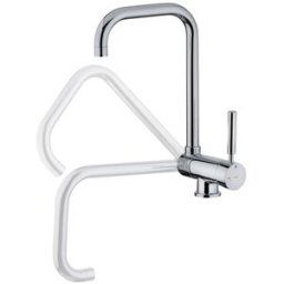 Teka Grifo de cocina monomando con caño alto abatible Bajo Ventna . Cromo