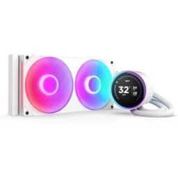 NZXT Kit de Refrigeración Líquida CPU Kraken Elite 280 (2025) RGB Blanco