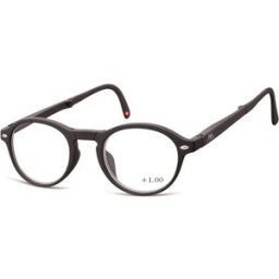 Montana Eyewear Gafas de lectura plegables unisex negras 1 un. +1.00