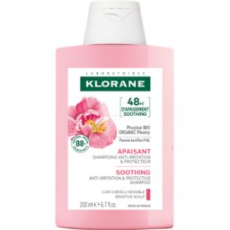 Klorane Champú para cuero cabelludo irritado de peonía 200mL