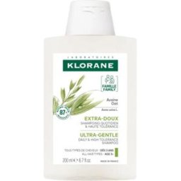Klorane Champú de uso frecuente ultra suave a la leche de avena 200mL