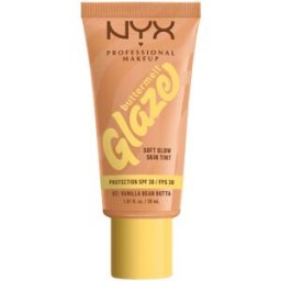 NYX Professional Makeup Buttermelt Glaze Soft Glow Skin Tint SPF30 Tonos Flexibles 30mL 02 Vanilla Bean Butta SPF30