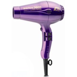 Parlux 3800 Secador de pelo Eco Friendly Iónico y Cerámico [Enchufe Europeo 220V] 1 un. Purple