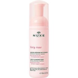 Nuxe Very Rose Espuma limpiadora ligera con extracto de rosa 150mL