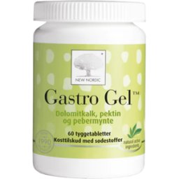 New Nordic Gastro Gel Complemento alimenticio Alivio natural de la acidez 60 pastillas