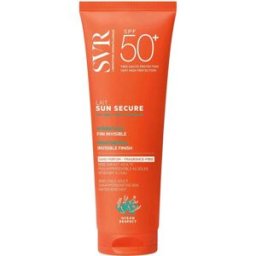 SVR Sun Secure Leche hidratante SPF50 para rostro y cuerpo sin perfume 250mL No Fragrance SPF50+
