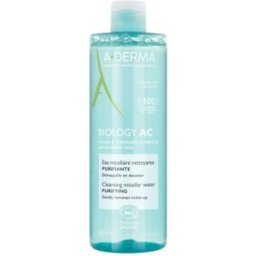 A Derma Biología Ac Agua limpiadora micelar purificadora 400mL