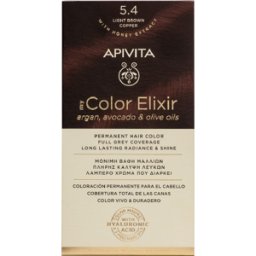 Apivita Tinte permanente My Color Elixir 1 un. 5.4 Brown Light Coppery