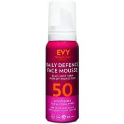 Evy Technology Mousse facial Daily Defense SPF50 Blue Light/DNA Alta protección SPF 75mL SPF50