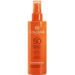 Collistar Leche bronceadora hidratante en spray para cara y Body 200mL SPF50+