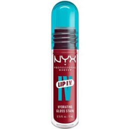 NYX Professional Makeup Lip I.V. Hydrating Gloss Stain Hasta 12H de hidratación en húmedo 5mL 10 Berry Thirsty