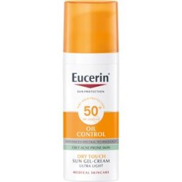 Eucerin Sun Protection Oil Control SPF50 Sun Gel-Crema Toque Seco 50mL No Color SPF50+
